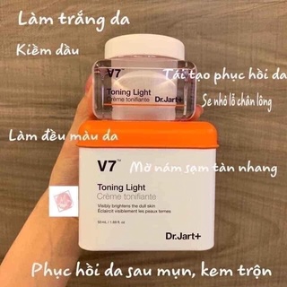 Kem v7 tonight light - kem nâng tone thần thánh