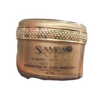 Kem Dưỡng Trắng Da Body Sampa-collagen-spf50++