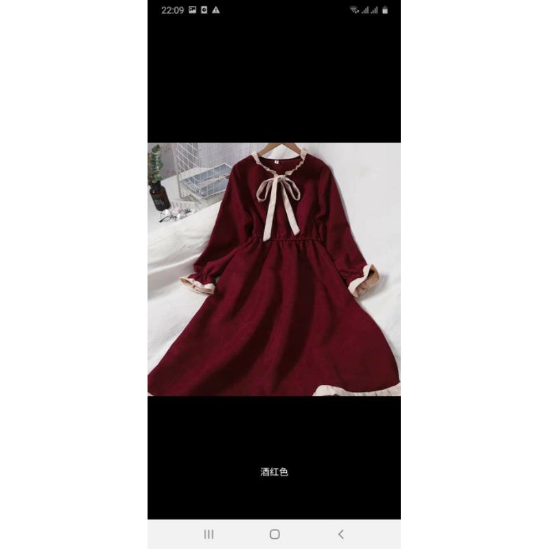 Váy form chữ A dáng tiểu thư siêu xinh - Hàng order