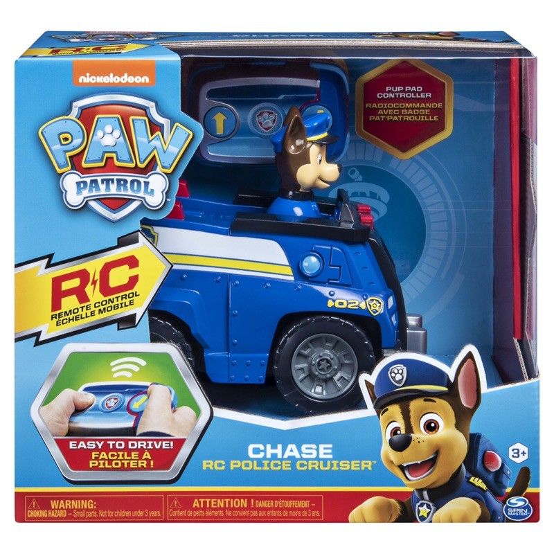 Đồ chơi Paw Patrol: Xe Marshall và Chase RC có điều khiển chạy