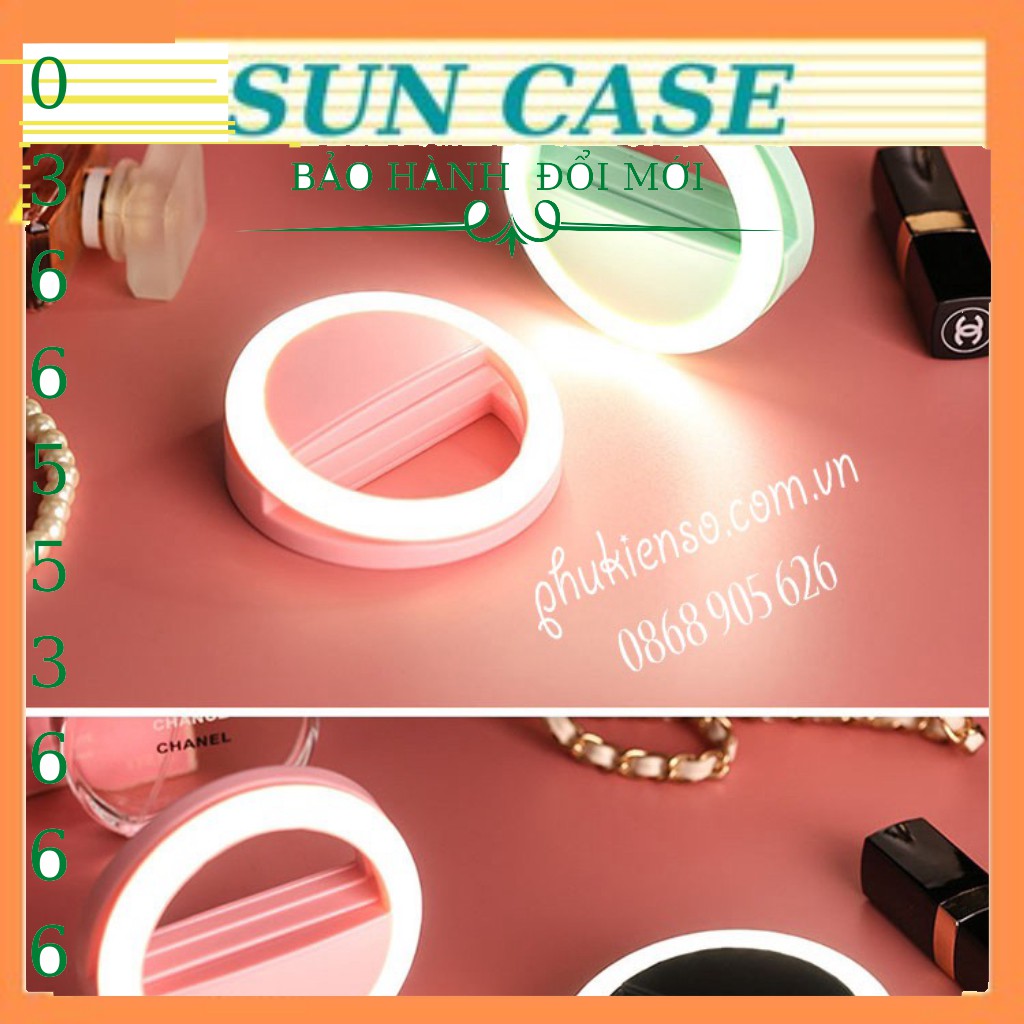 [Mã ELORDER5 giảm 10k đơn 20k] Đèn Selfie Ring light Cực sáng - Tặng kèm dây sạc - Dino Case