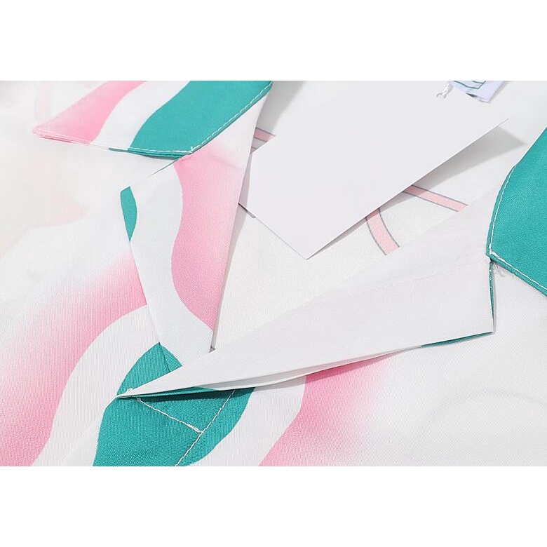 Casablanca Áo Sơ Mi cotton Ngắn Tay In Họa Tiết Thời Trang Dành Cho Nam Và Nữ