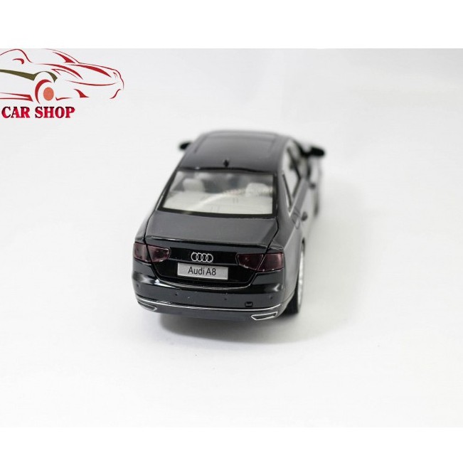 Mô hình xe - Xe mô hình Audi A8 W12 tỉ lệ 1:32 màu đen