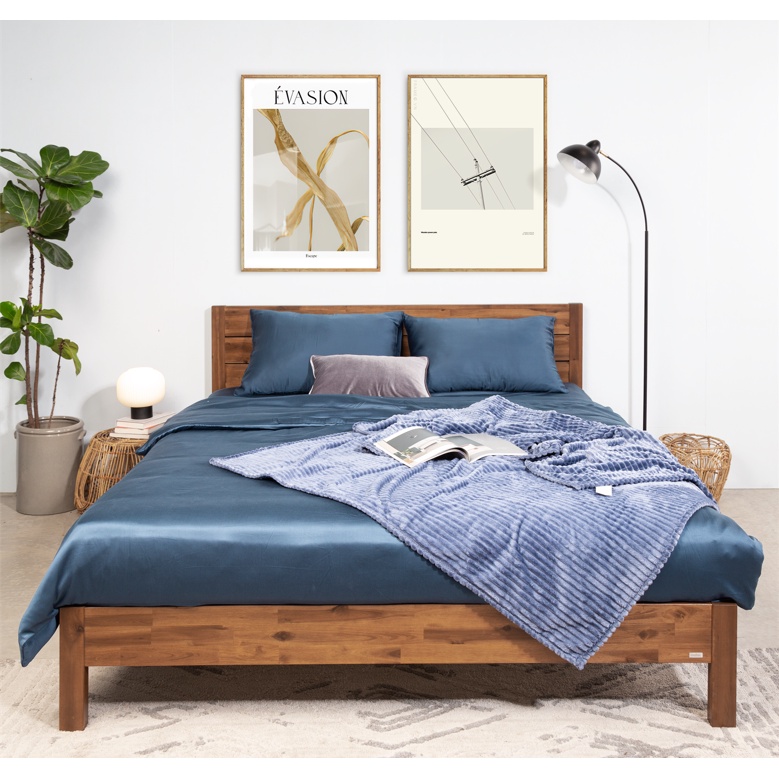 Giường Ngủ Gỗ Tràm MOHO MALAGA 301