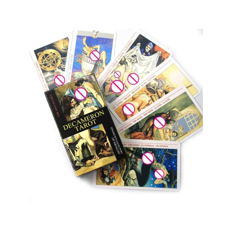 Bộ bài bói Decameron Tarot 78 Lá Bài cao cấp