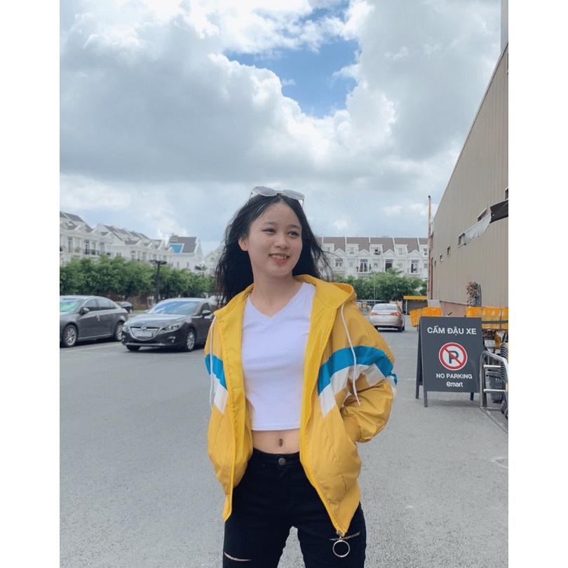 Áo Khoác Dù Nữ Phối Màu Siêu Đẹp, Cực Hot TP886 [NewUnisex]