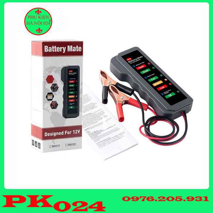 Thiết bị đo dung lượng pin ác quy 12v có 2 đầu kẹp cá sấu