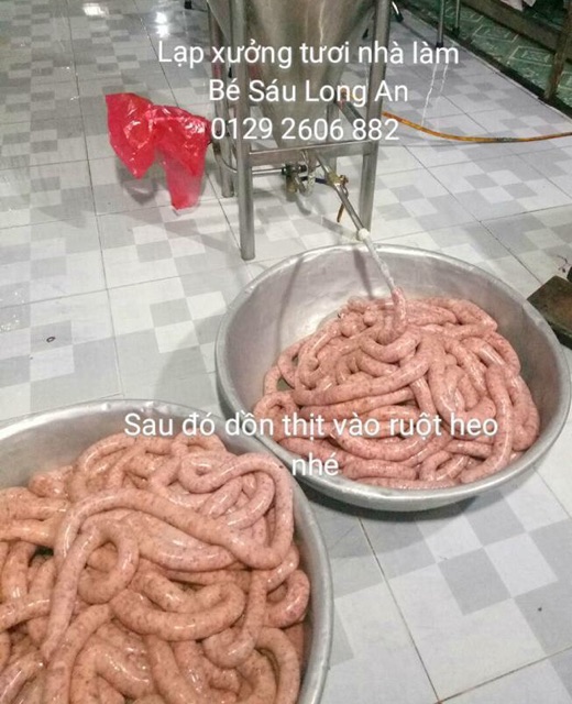 COMBO 10KG LẠP XƯỞNG TƯƠI NHÀ LÀM LONG AN