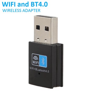 USB thu sóng Wifi và két nối Bluetooth 4.0 cho máy tính chuẩn 2.4Ghz