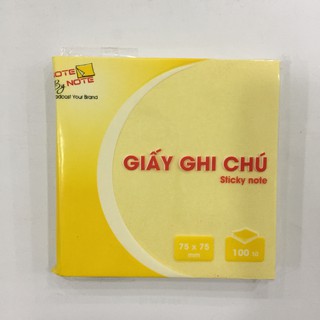 Giấy note ghi chú có keo 3 x 3 - Combo 5 xấp