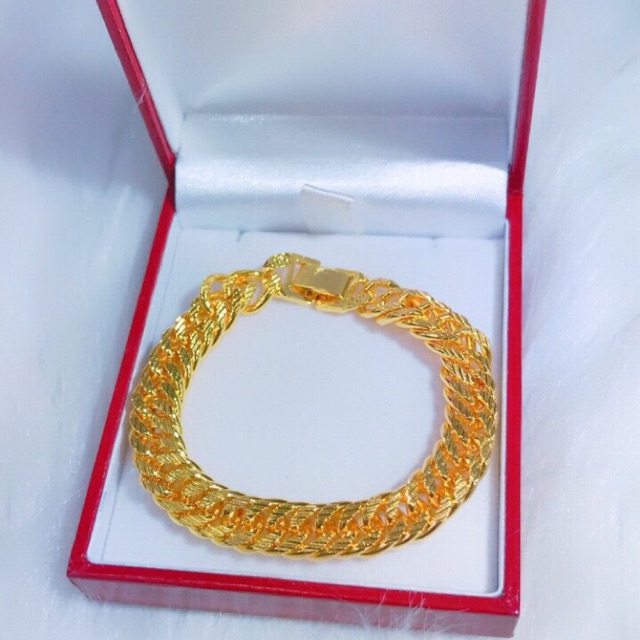 Lắc tay nam lẫn nữ cao cấp dát vàng 24k