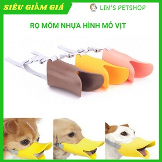 Rọ mõm hình mỏ vịt cho chó