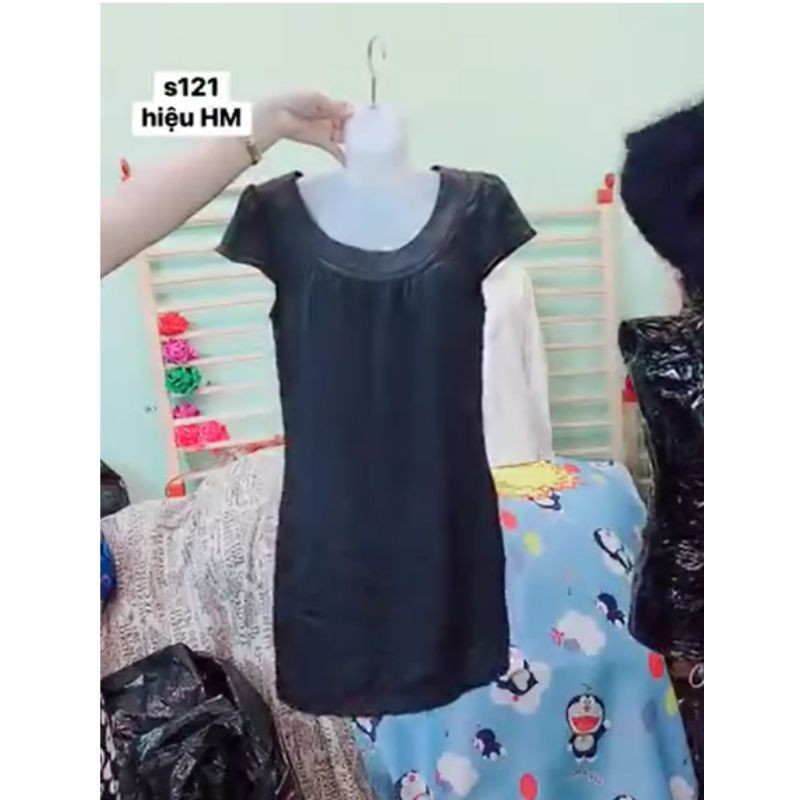 Đầm xám đen hàng hiệu size S-M.S23