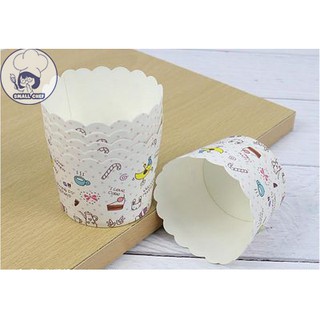 Set 10-50 cốc cupcake giấy cứng nhiều mẫu mới