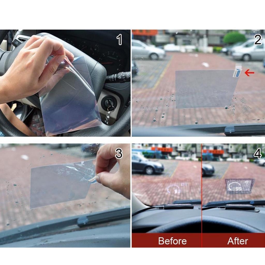 Phone HUD Head Up Display Special Reflective Film Without Mucilage 15*12.5cm