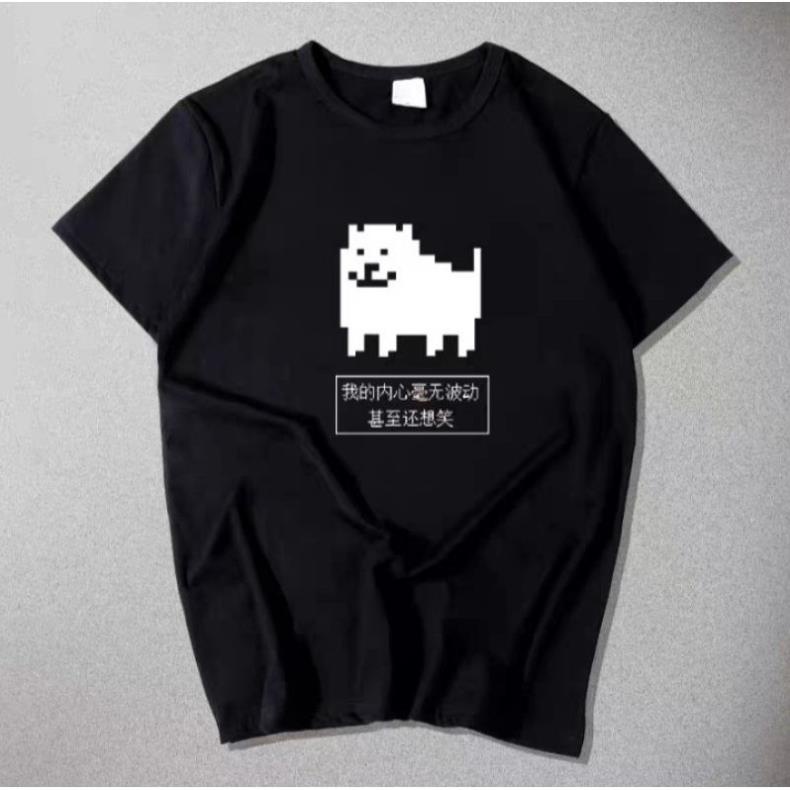 Áo Phông Tay Lửng Đen Gangster Sans Undertale