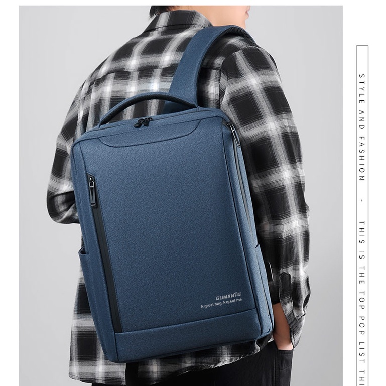 Balo laptop nam thời trang cao cấp phong cách mới (15,6&quot;)
