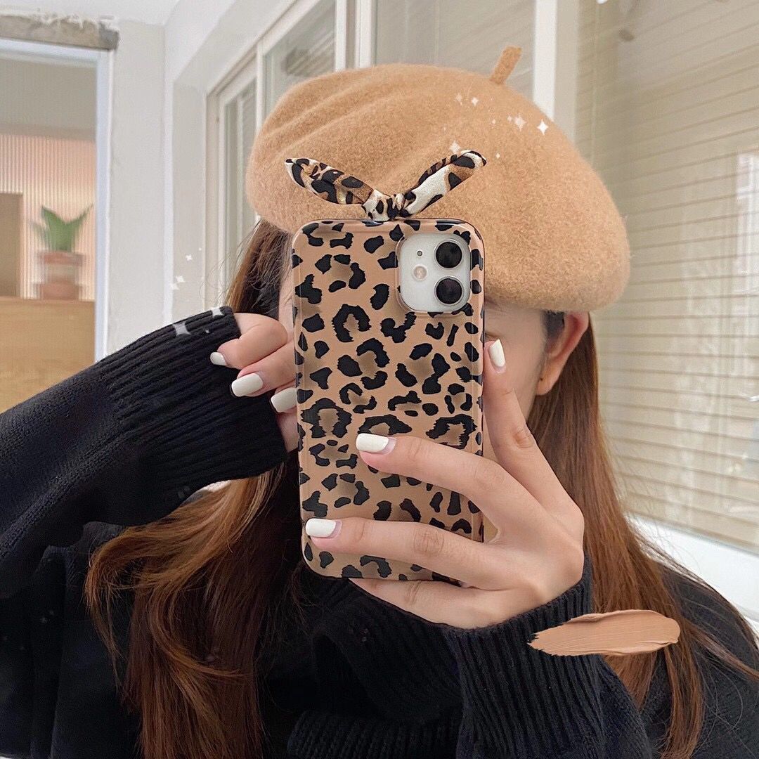 Ốp điện thoại IMD họa tiết da báo thời trang cho IPhone 12pro Max 12mini 11 pro Max X XS XR XSMAX 7 8 Plus | BigBuy360 - bigbuy360.vn