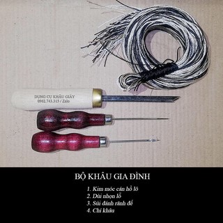 BỘ KIM KHÂU GIÀY GIÁ RẺ (Tặng chỉ)