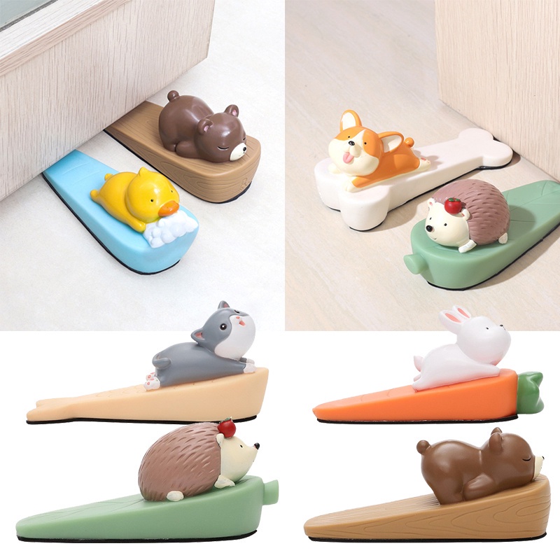 Miếng Chặn Cửa Chống Va Chạm Hình Động Vật Dễ Thương
