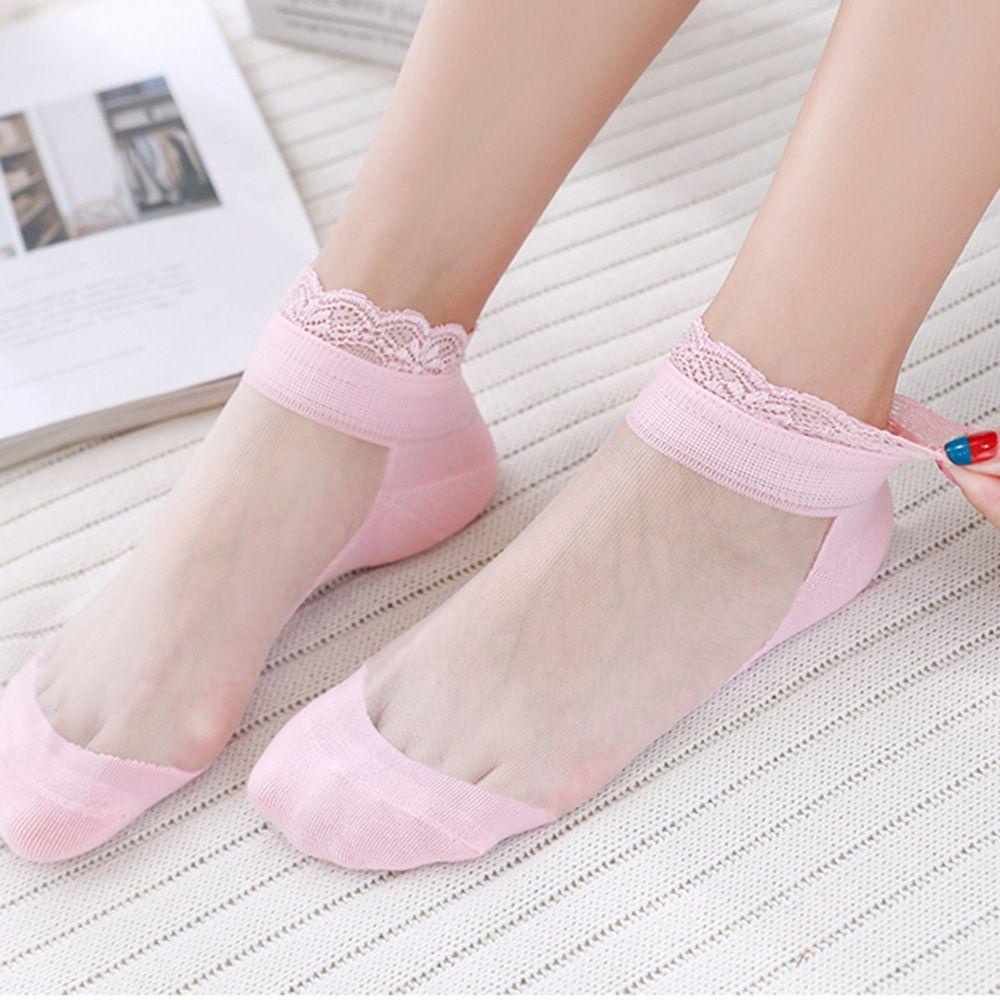 Tất Chân Trong Suốt Siêu Mỏng Thoáng Khí Phong Cách Hàn Quốc