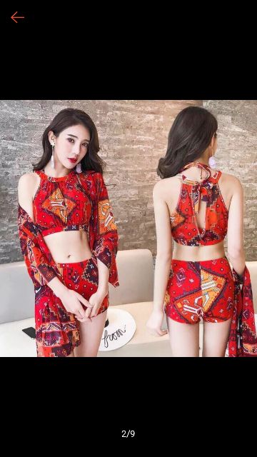 Bộ set bơi 3 chi tiết du lịch biển hè | BigBuy360 - bigbuy360.vn