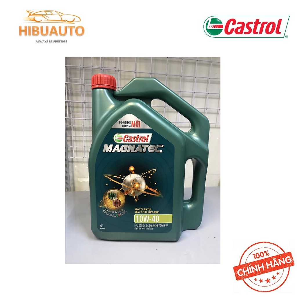 Dầu Tổng Hợp Bán Phần CASTROL MAGNATEC 10W40 API SN 4 LÍT