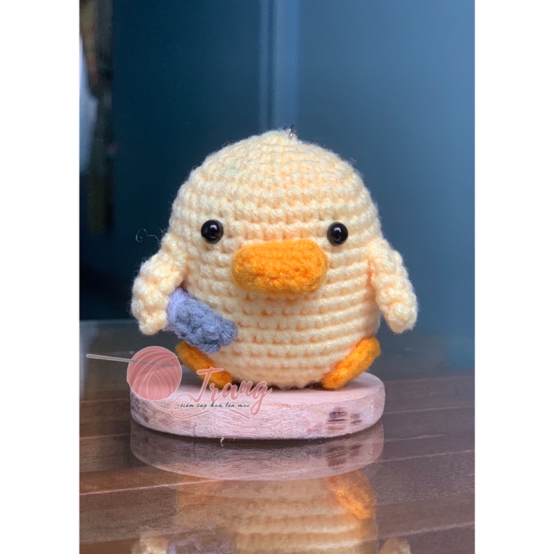 Móc chìa khoá con vịt Handmade