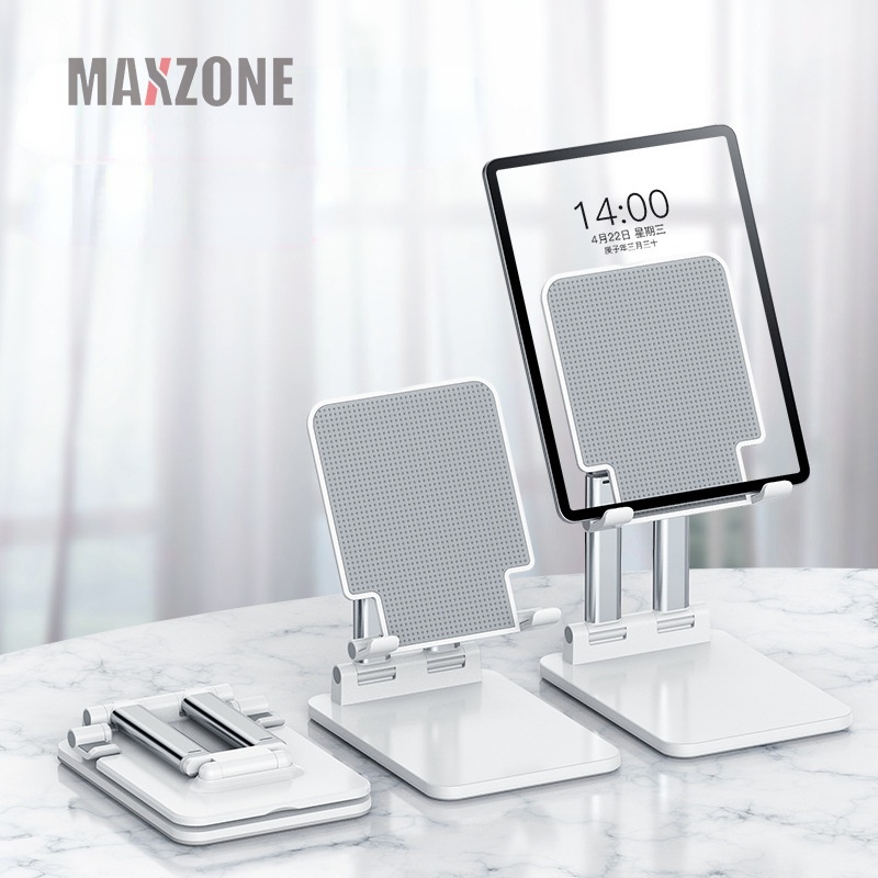 Giá Đỡ Máy Tính Bảng Maxzone Bằng Kim Loại Có Thể Gấp Gọn Và Điều Chỉnh 7.9 / 10.5 / 11 / 12.9 / 16 Inch Cho Ipad Mini / Samsung / Xiaomi Pro
