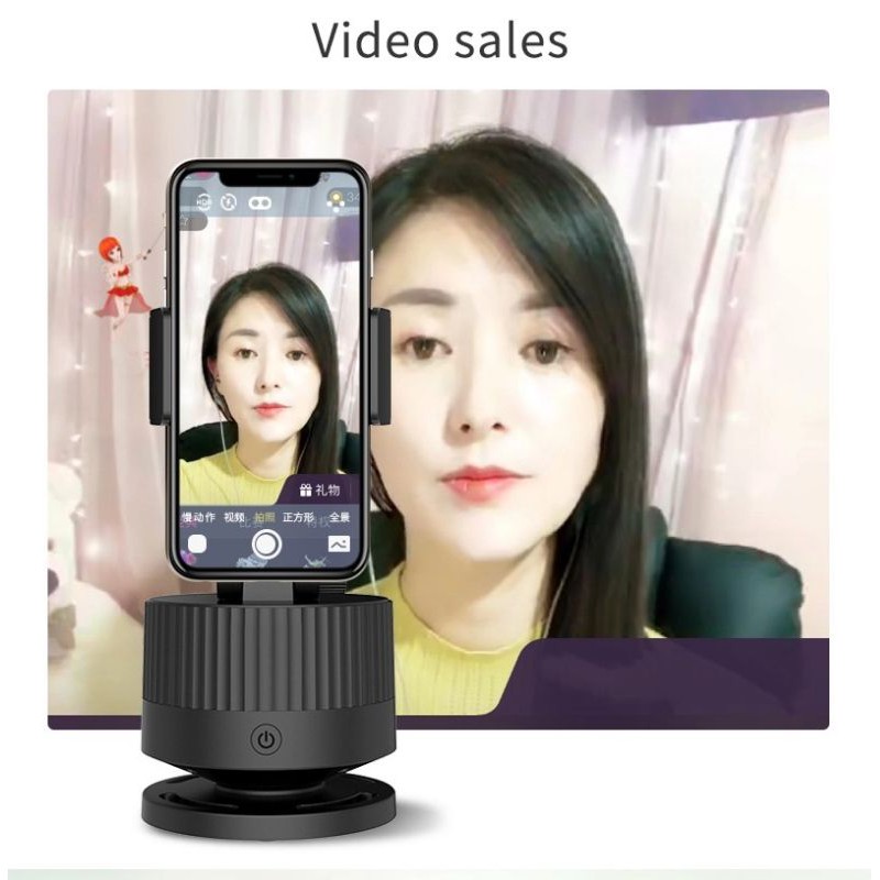 Gậy Chụp ảnh Selfie Stick Gimbal Giá Đỡ Cho Điện Thoại Thông Minh Xoay 360 Độ Tự Động Theo Dõi Đối Tượng