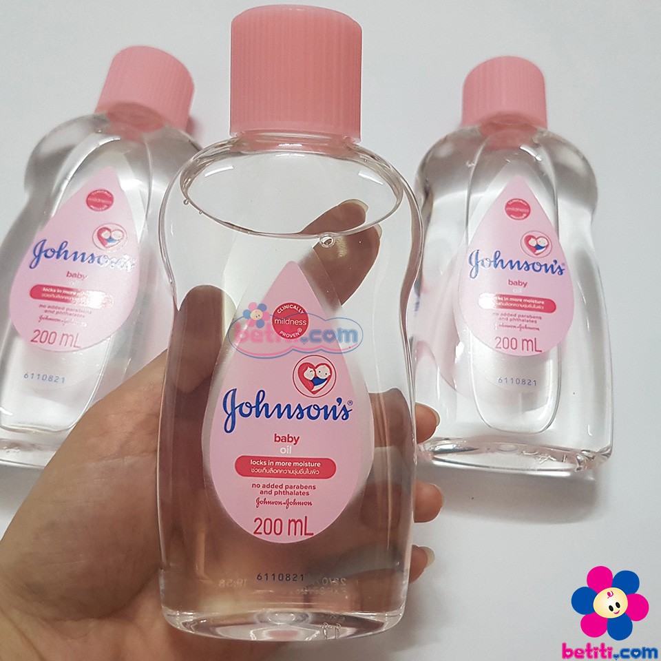 [Mã SKAMLTSM9 giảm 10% đơn 99K] Dầu Mát Xa Dưỡng Ẩm Johnson's Baby oil - 200ml - 8850007060321