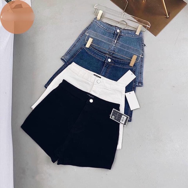 Quần sort Jean co giãn lưng cao siêu tôn dáng