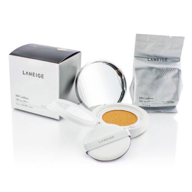 Phấn nước laneige BB cushion spf 50++++++và kèm 1 lõi thêm thay thế