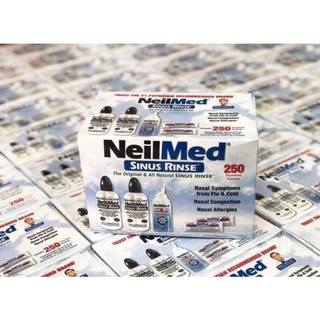  {Bill Usa Hsd 2023 2024} BỘ NƯỚC MUỐI RỬA MŨI  NƯỚC MUỐI SINH LÝ  NEILMED SINUS RINSE 250 GÓI 