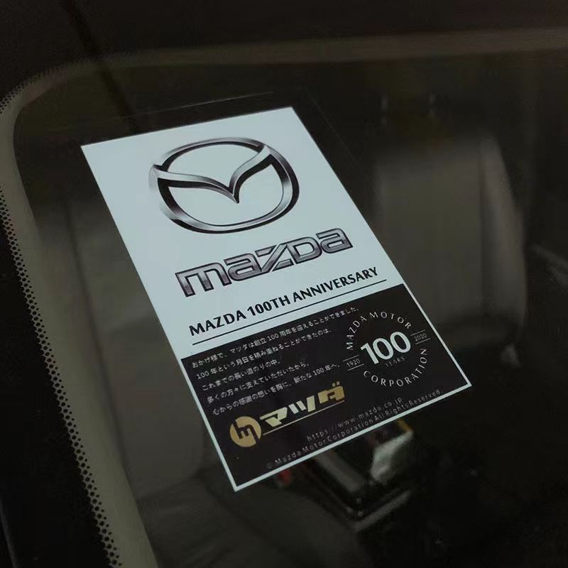 Miếng Dán Tĩnh Điện Trang Trí Kính Chắn Gió Xe Hơi Mazda CX 8 CX 5CX 3 CX 30azda 3 Mazda 2 RX8 RX7 BT50 787B