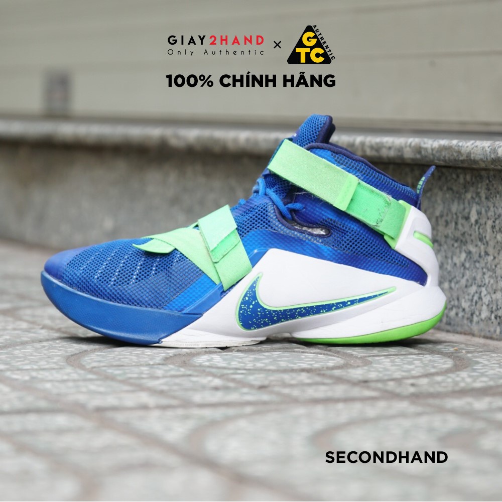 [2hand] Giày Thể Thao NIKE LEBRON SOLDIER 9 SPRITE 749420-441 CŨ CHÍNH HÃNG