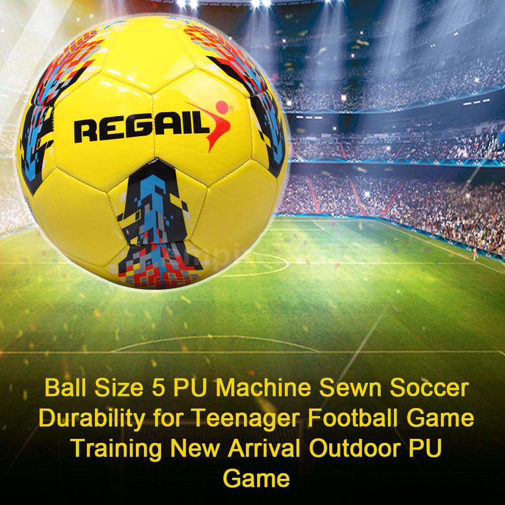 Trái bóng đá bằng chất liệu PU kích cỡ 5 siêu bền dùng để chơi game ngoài trời