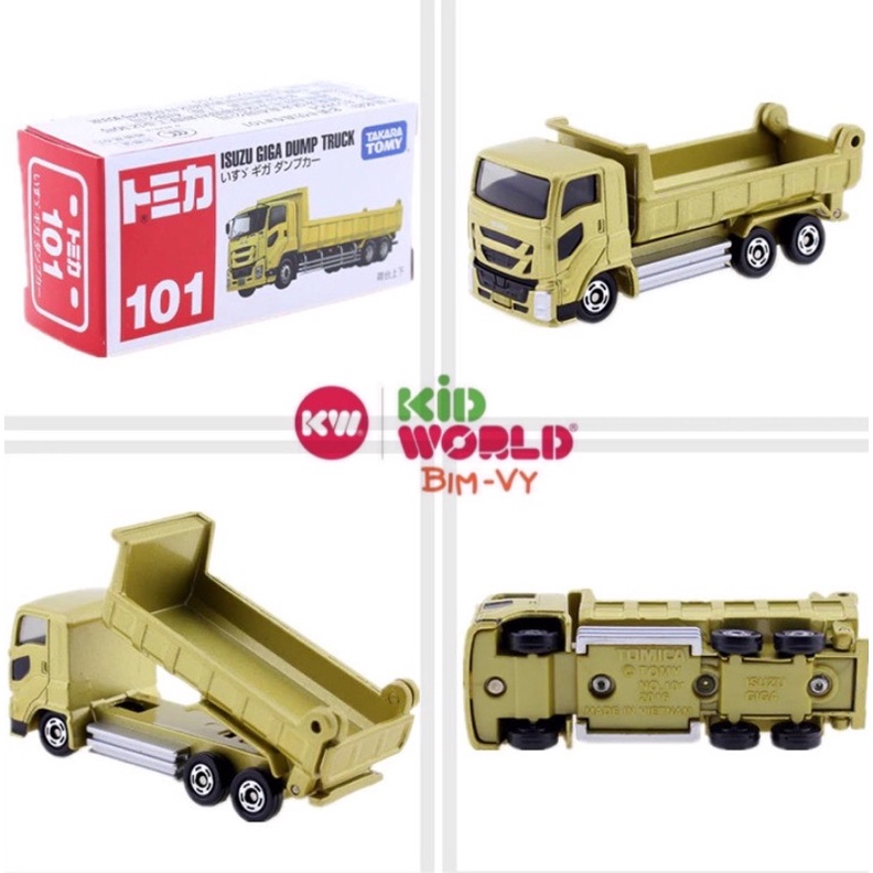 Xe mô hình Tomica Box Tải Isuzu Giga Dump Truck. MS: 568. Tỷ lệ 1:64.