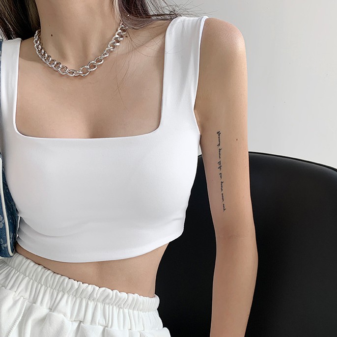 Áo hai dây COZOK cổ vuông thiết kế quyến rũ cho nữ