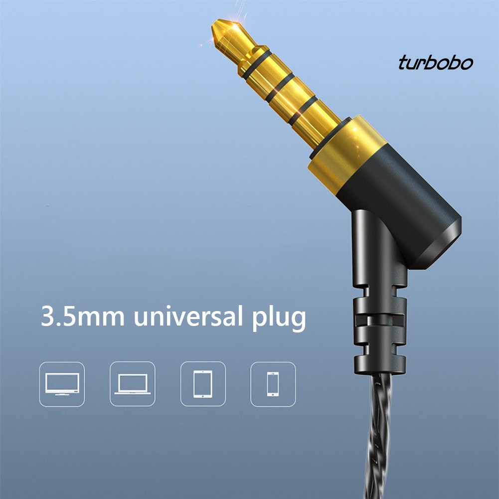 Tai Nghe Nhét Tai Thể Thao T-S610 4 Lõi Kép 3.5mm Hifi 6d