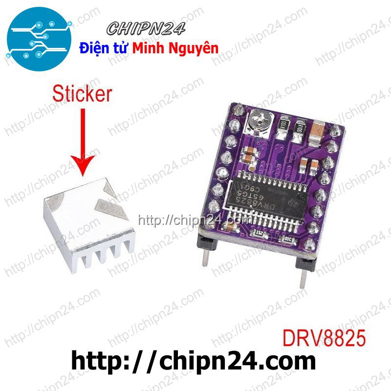 [1 CÁI] (B8) Mạch điều khiển động cơ bước DRV8825