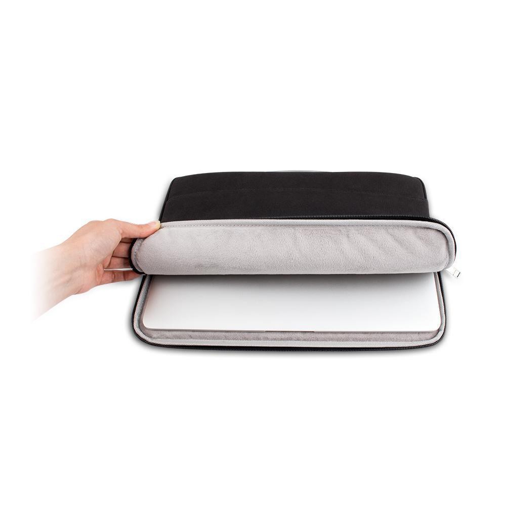 Túi chống sốc Macbook 15'' JCPAL Nylon Business Style Sleeve - Đen / Xám