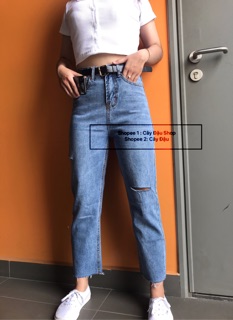 Quần Jeans Rách hông