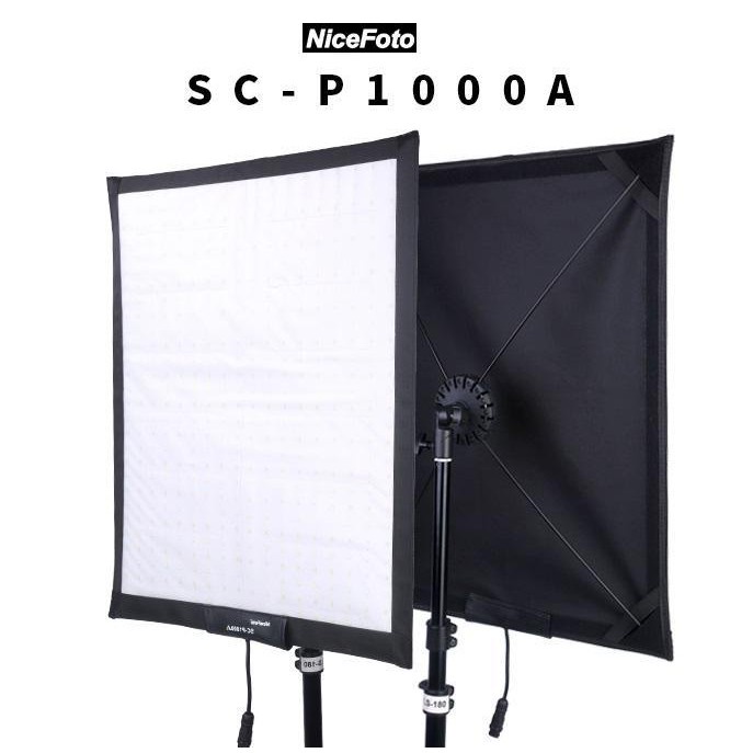 Bộ 2 đèn led cuộn 200w NiceFoto SCP1000A 3200K – 5600K