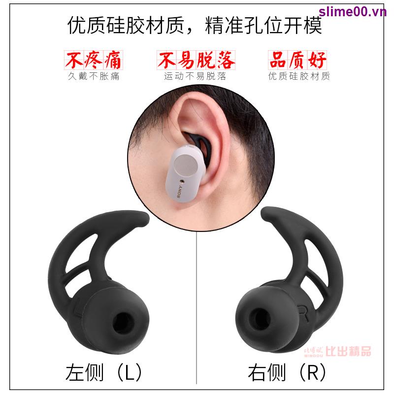 Vỏ Bảo Vệ Hộp Sạc Tai Nghe SONY WF-1000XM3 WI-1000X 74 Hình Vây Cá Mập Chống Rơi Vỡ