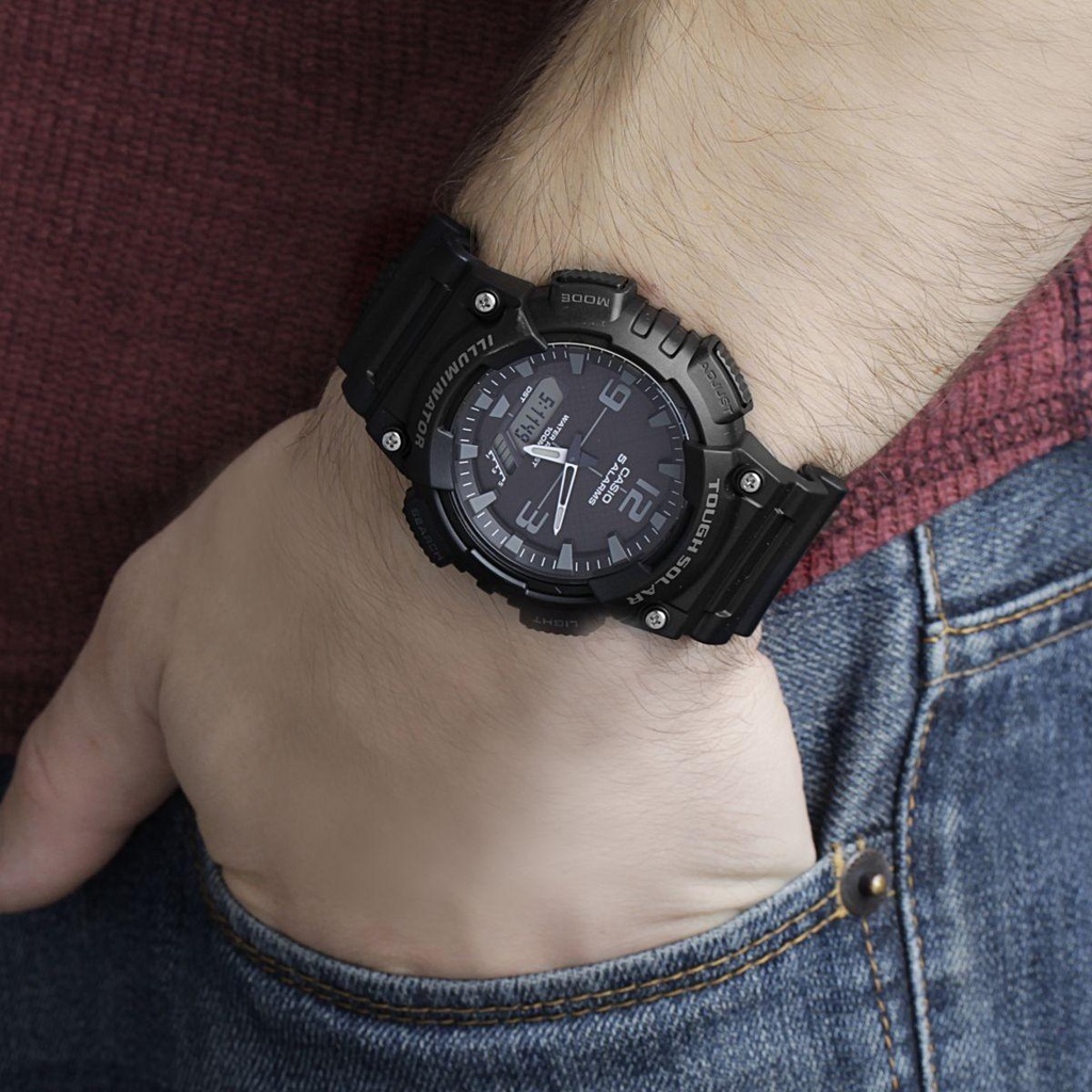 Đồng Hồ Casio Nam AQ-S810W-1A2VDF Dây nhựa chống nước 100m