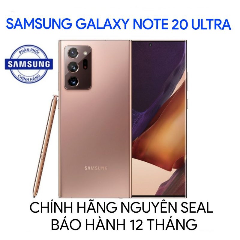 [Mã SKAMA07 giảm 8% đơn 250k]ĐIỆN THOẠI SAMSUNG GALAXY NOTE 20 ULTRA / NOTE 20 ULTRA 5G [CHÍNH HÃNG NGUYÊN SEAL] | WebRaoVat - webraovat.net.vn