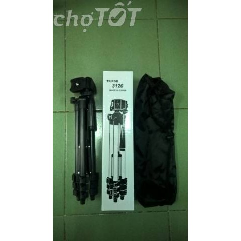 Giá Đỡ 3 Chân Đế Chụp Hình Tripod TF 3120 thân màu đen