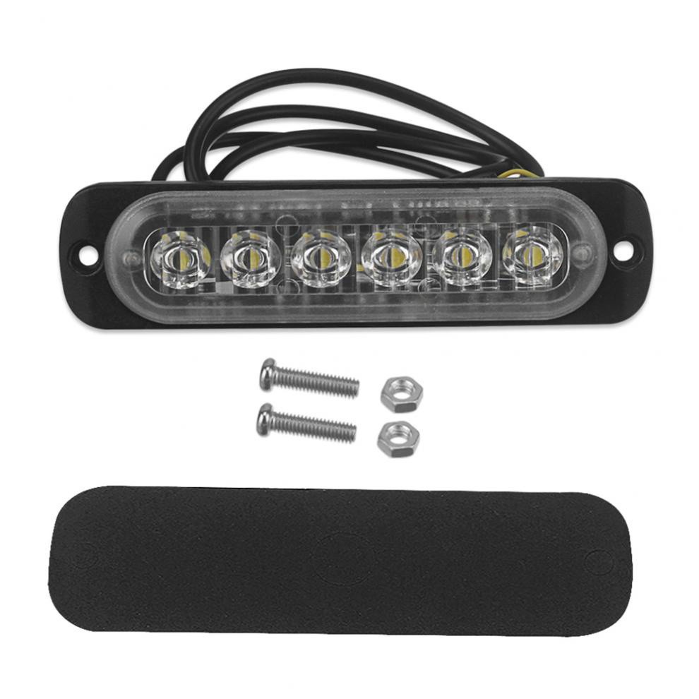 Bộ 6 Đèn LED Cảnh Báo Khẩn Cấp 12V-24V Chuyên Dụng Cho Xe Hơi / Xe Tải / SUV