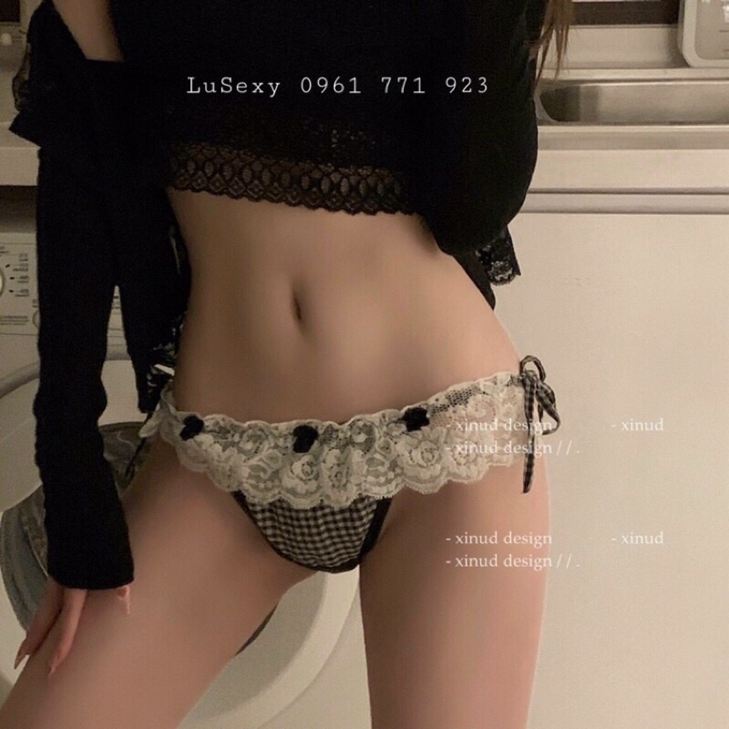 Quần lót lọt khe nữ buộc dây Quyến Rũ - Quần Lót Ren đăng ten sexy